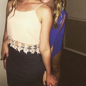 Charolette Rouse Peach Crop Top