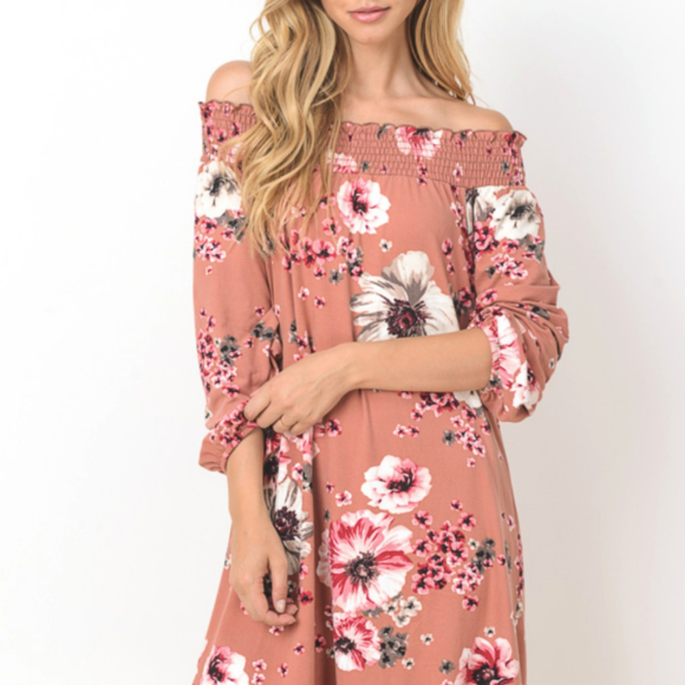 NWT Gilli Clothing Off the Shoulder Tunic Dress