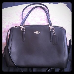 Coach purse with strap
