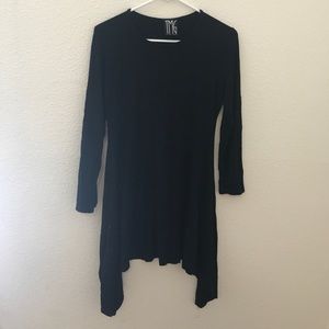 Long sleeve black dress