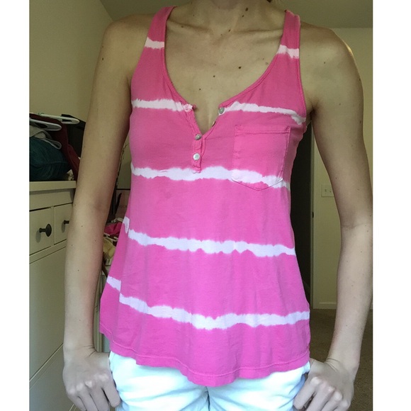 Striped Racerback Tank - Picture 2 of 3