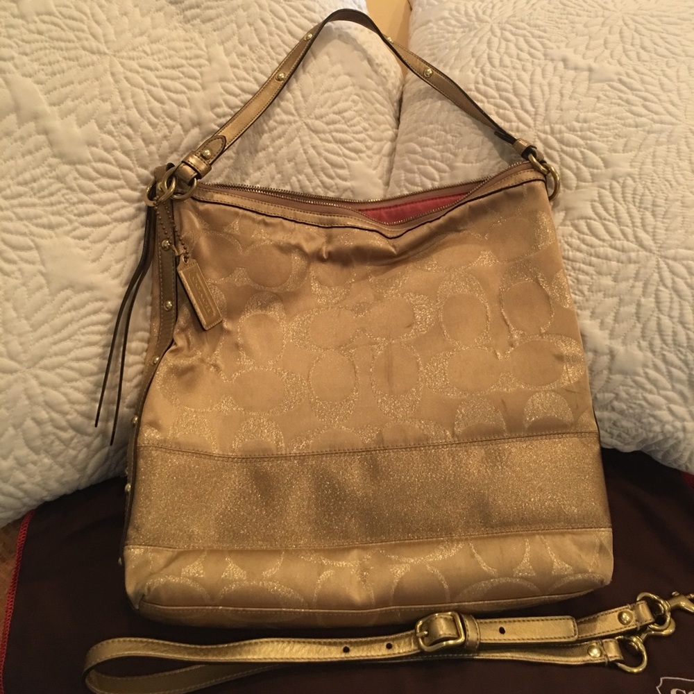 Gold Coach used bag