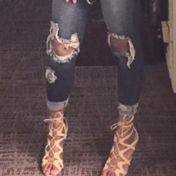 Sam Edelman lace up heels - Picture 3 of 8