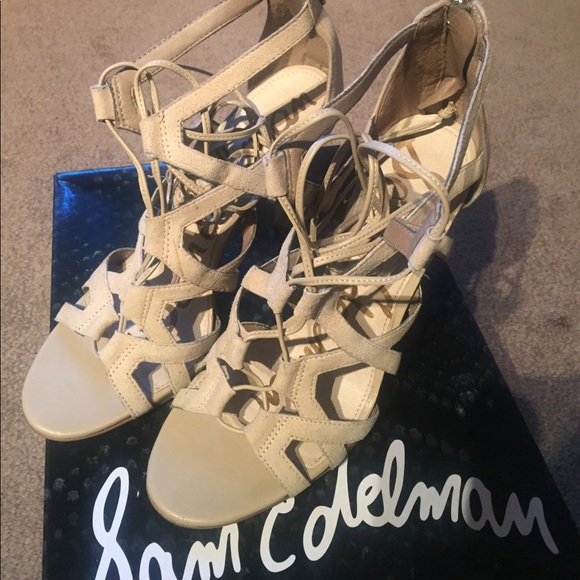 Sam Edelman lace up heels - Picture 5 of 8