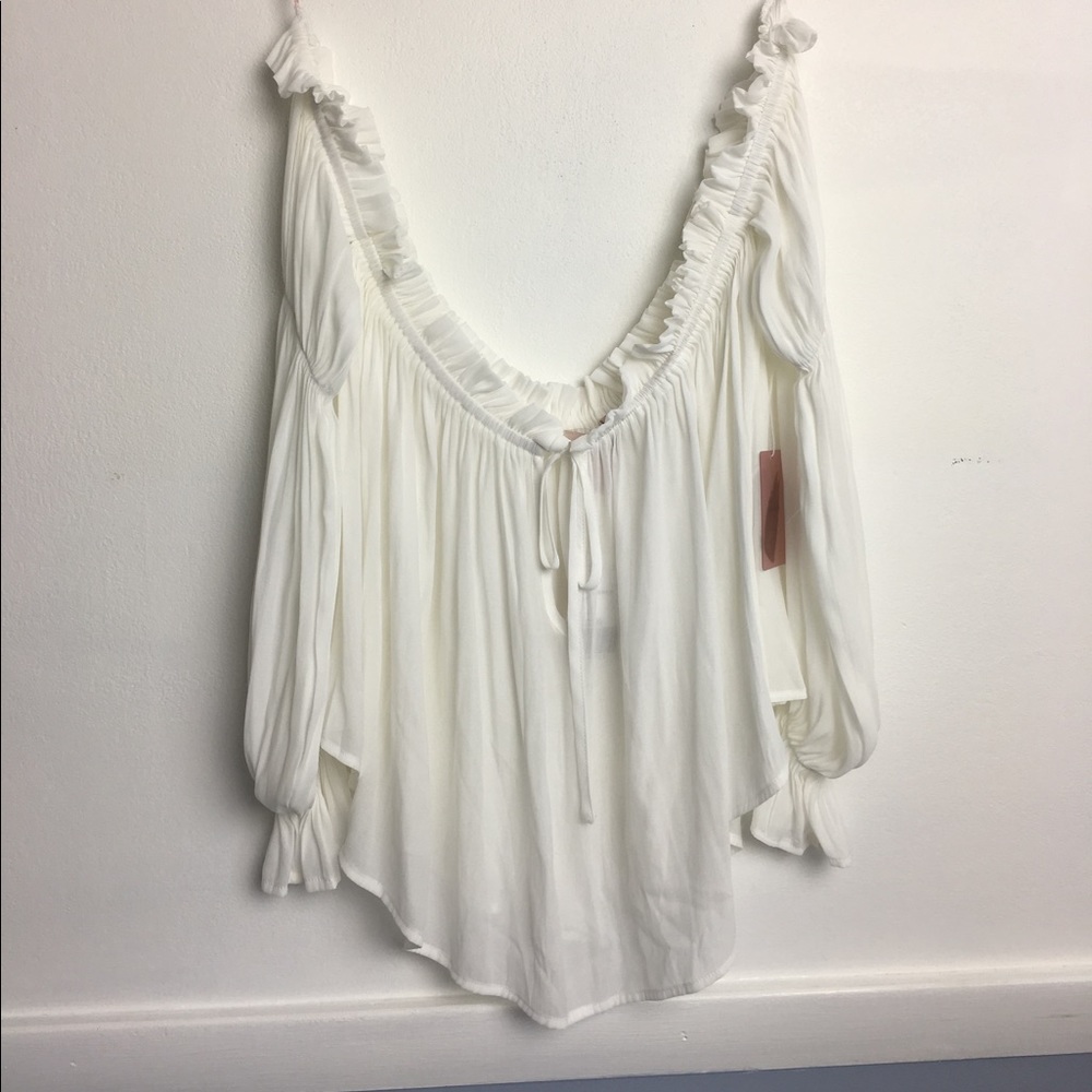 Off the shoulder blouse