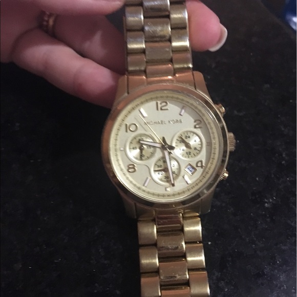 Moving sale!! Runway Gold-Tone Chronograph Watch main image 4