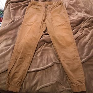 Khaki Bullhead Skinny Fit Joggers