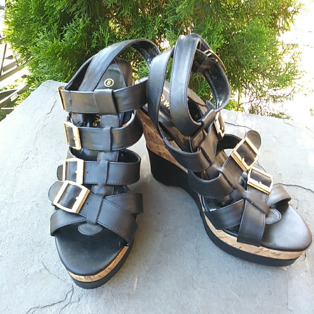 WILD DIVA | platform gladiator sandals