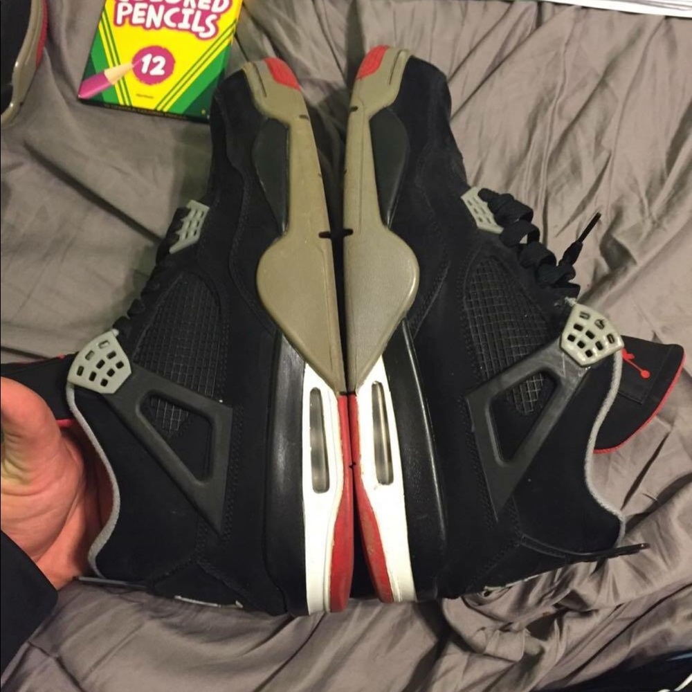 Men's Jordan retro 4 breds