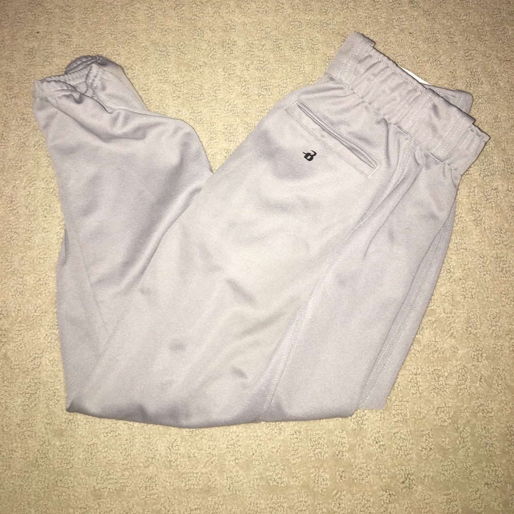 Badger gray softball pants
