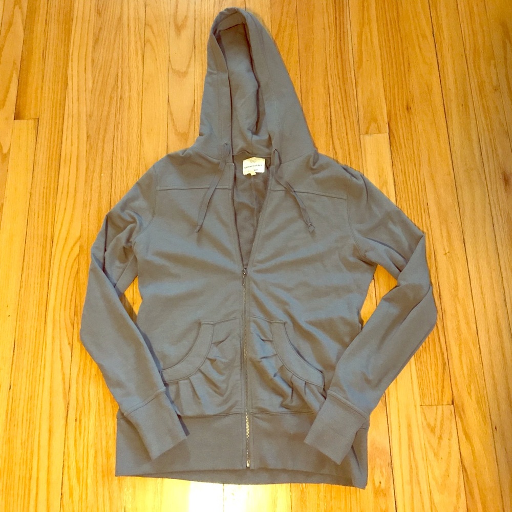 Gray zip up from Banana Republic