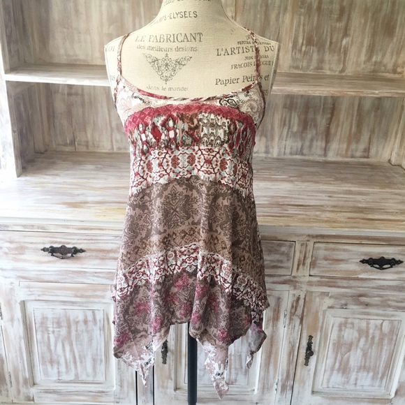 NWOT "Mai Tai" backless asymmetrical top - Picture 1 of 3