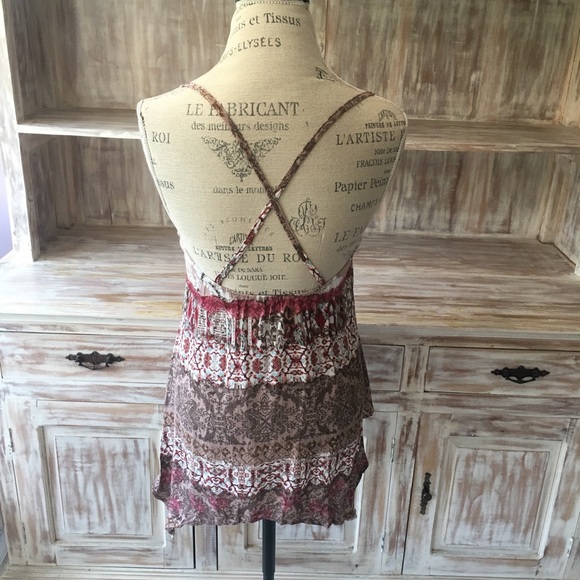 NWOT "Mai Tai" backless asymmetrical top - Picture 3 of 3