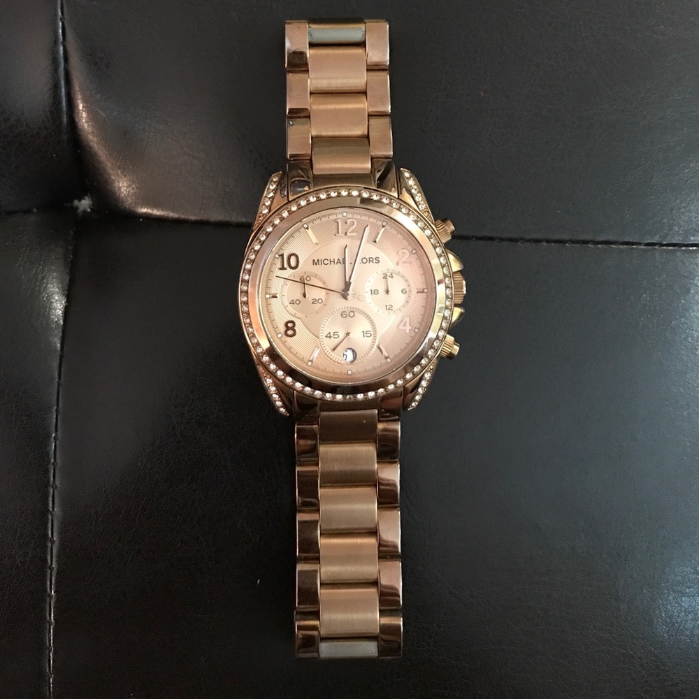 Michael Kors rose gold watch