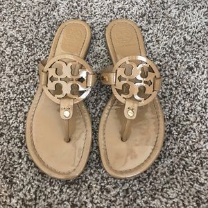 Tan Tory Burch Sandals