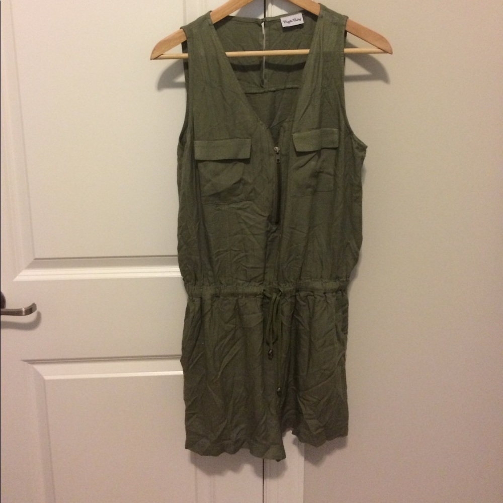 Brigette Bailey olive green romper