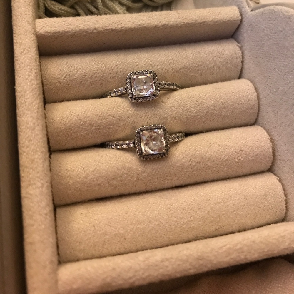 Pandora timeless elegance ring sterling silver