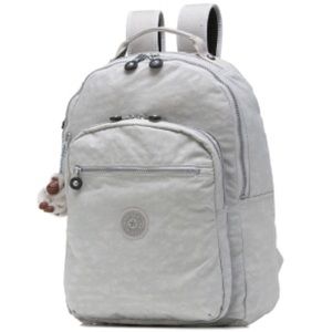 Kipling Seoul Large Laptop Backpack (Heather Grey)