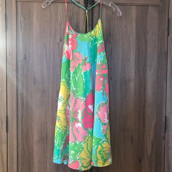 Lilly Pulitzer racerback slip dress in Big Flirt - Picture 4 of 5