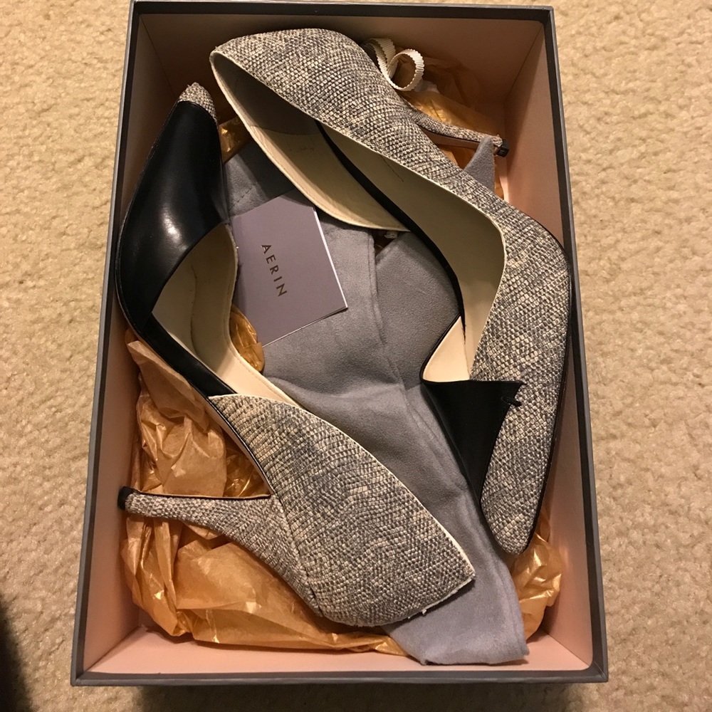 Aerin snakeskin heels