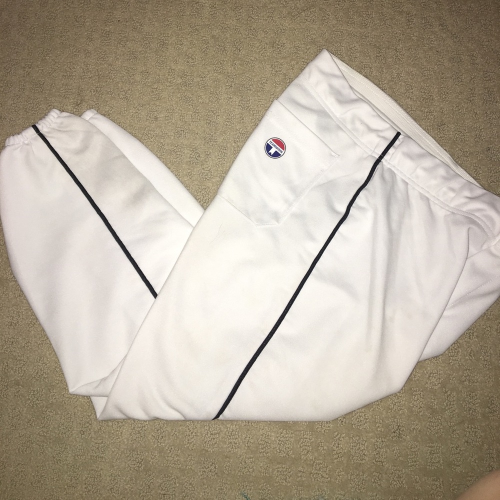 White Teamwork Softball/baseball pants