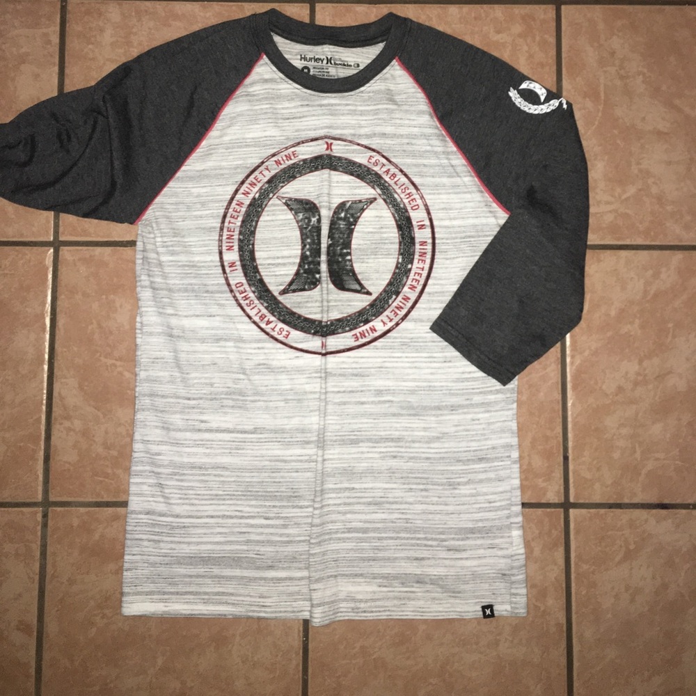 Hurley tee with 3/4 sleeve