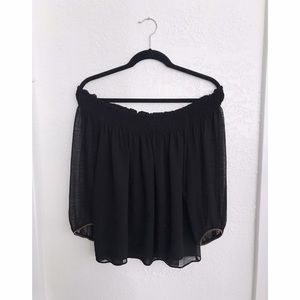 Zara Off the Shoulder Blouse