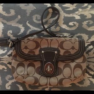 Authentic coach wristlet