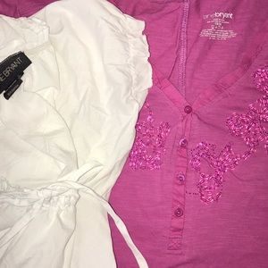 Bundle of 2 lane bryant short sleeve tops 18/20