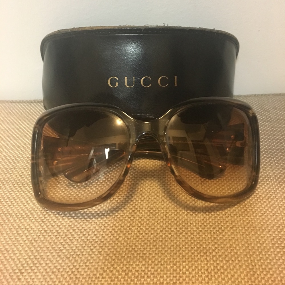 Gucci Tortoise Sunglasses