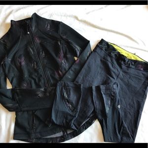 Lululemon jacket and leggings