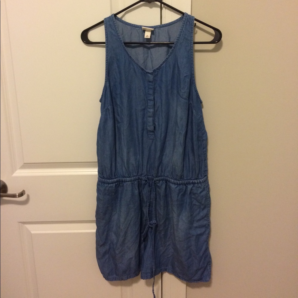 Denim romper