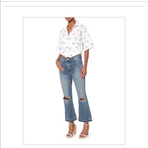 Rag & Bone/Jean Woman Crop flair jeans Price Firm