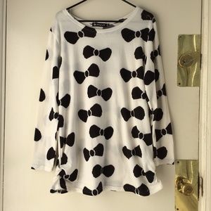 Allegra K, Oversized Knit T-Shirt