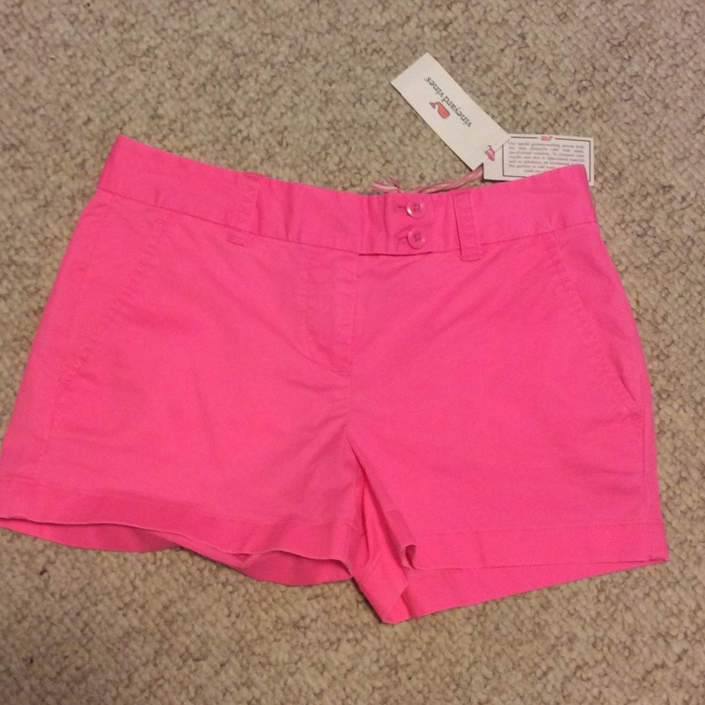 NWT Pink Vineyard Vines Dayboat Shorts