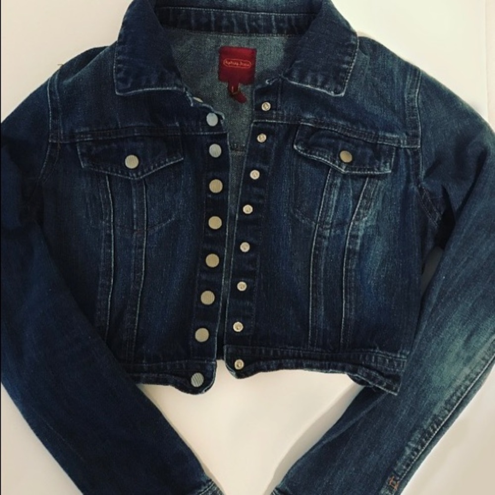 Adorable Denim Half Jacket