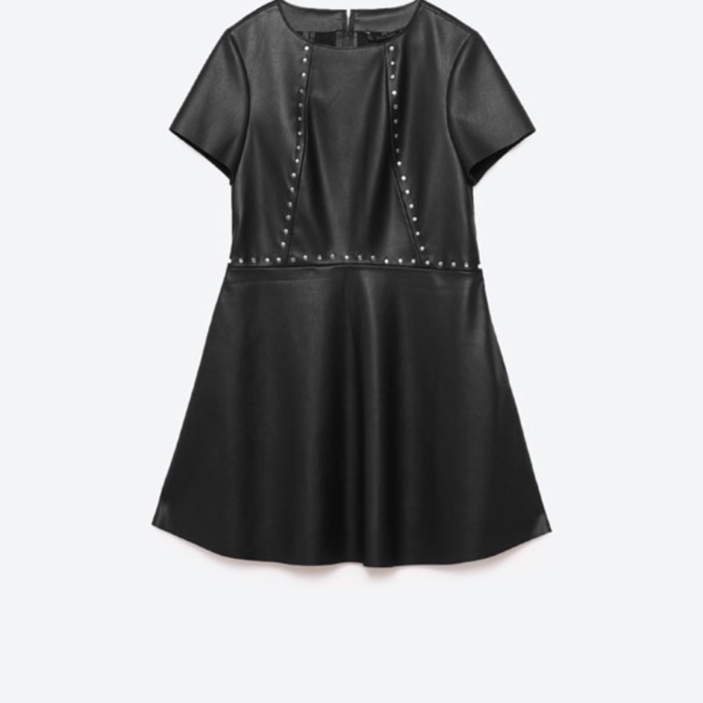 💣Host Pick💣 Studded Faux Leather Mini Dress - Picture 6 of 6