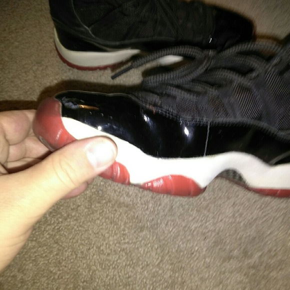 Air Jordan XI Patent Leather Red Black 2001 BRED main image 5