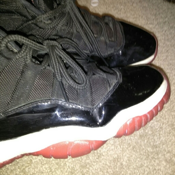 Air Jordan XI Patent Leather Red Black 2001 BRED main image 4