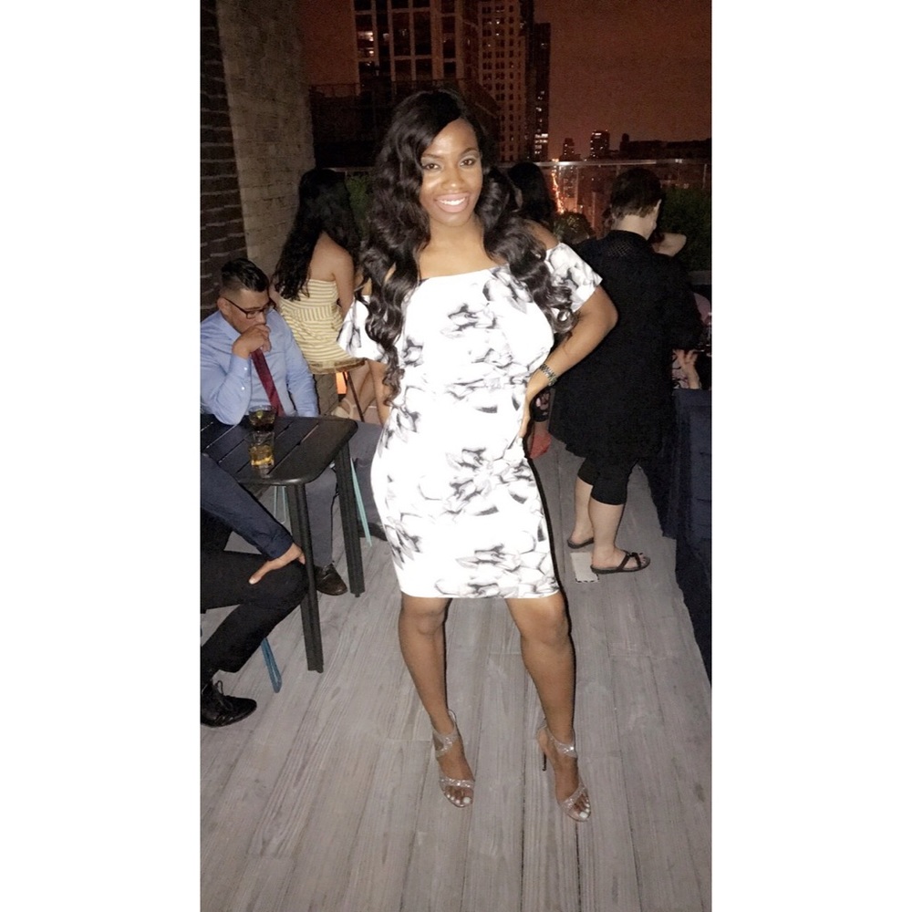 White Off The Shoulder Dress