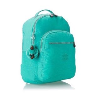 Kipling Seoul Large Laptop Backpack- aqua blue