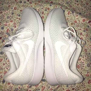 White Nike Shoes!  Only worn once!
