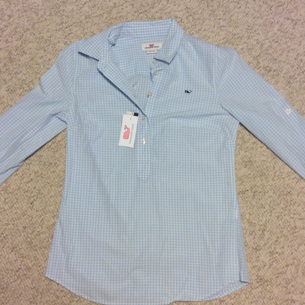 NWT Vineyard Vines Button Up Blouse