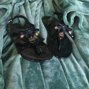 Coach black Jelly sandals