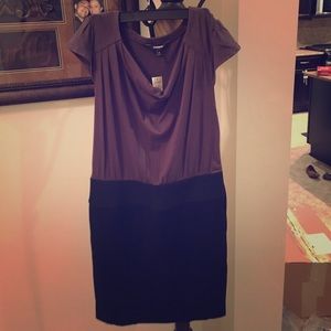 Black and gray dress