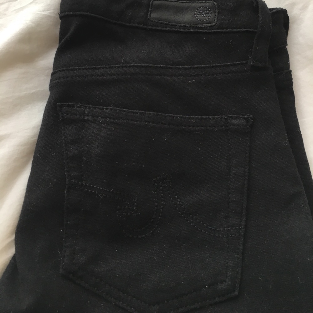 AG skinny black stretchy jegging pants