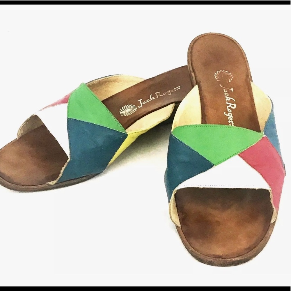 Jack Rogers slide sandals - VINTAGE- size 7