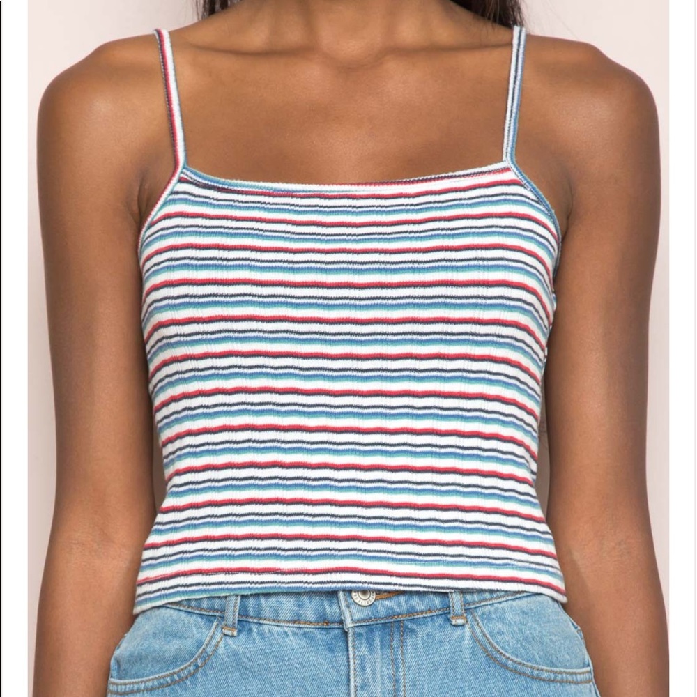 BRANDY faye striped tank