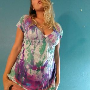 Tye dye daytrip blouse