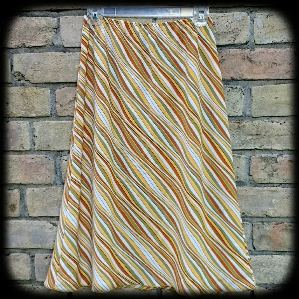 Zara Funky A-Line Skirt